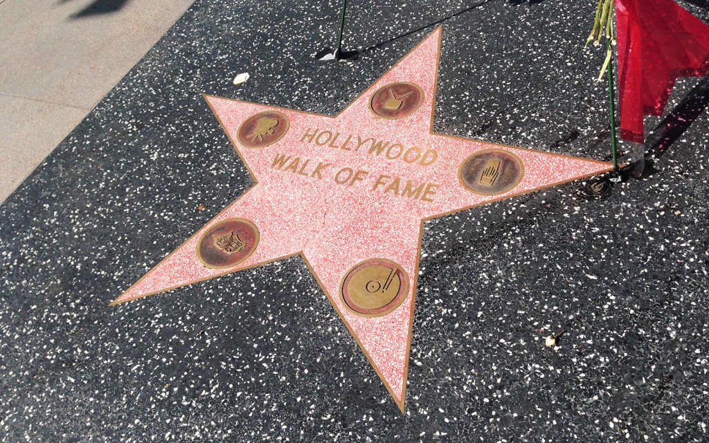 Entrada da Calçada da Fama em Hollywood