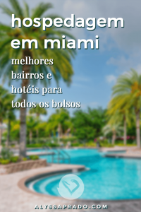 Descubra quais são os melhores bairros e hotéis onde se hospedar em Miami nesse post! Dicas para cada tipo de viajante e para todos os bolsos, com opções de luxo até as mais econômicas.
