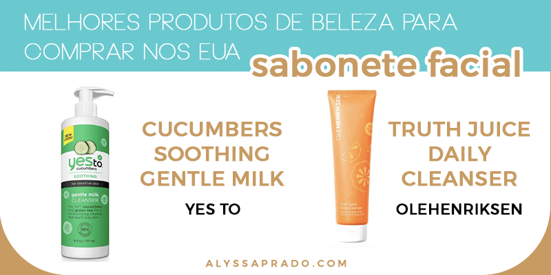 Melhores sabonetes para o rosto dos Estados Unidos! Descubra os Melhores produtos de beleza para comprar nos EUA nesse post! Sabonetes, esfoliantes, hidratantes e mais!
